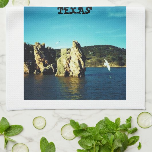 Serviette de cuisine du Texas (Plié)