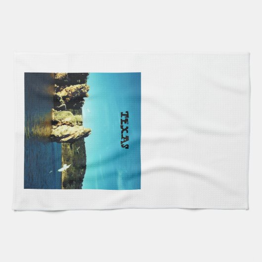 Serviette de cuisine du Texas (Horizontal)