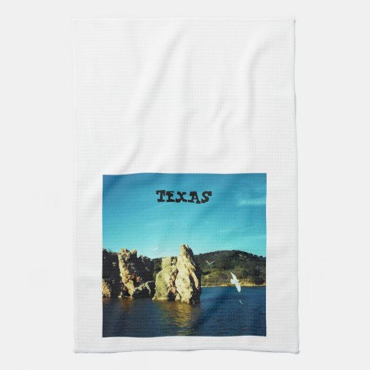 Serviette de cuisine du Texas (Vertical)