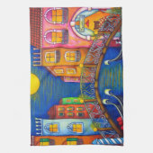 Serviette de cuisine éclairée par la lune de MoJo (Vertical)