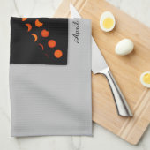 Serviette de cuisine Éclipse solaire Missouri (Quart Plié)