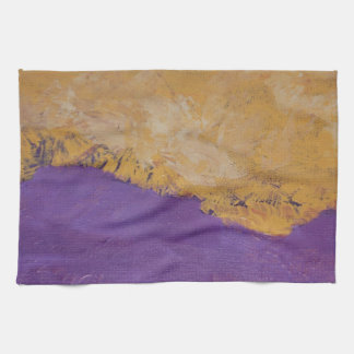 serviette de cuisine élégante de tissu de pourpre