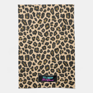 Serviette de cuisine Empreinte de léopard