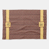 Serviette de cuisine Empreinte de léopard Chevron (Horizontal)