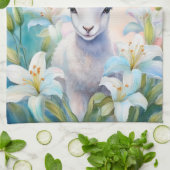 Serviette de cuisine en agneau de Pâques (Plié)