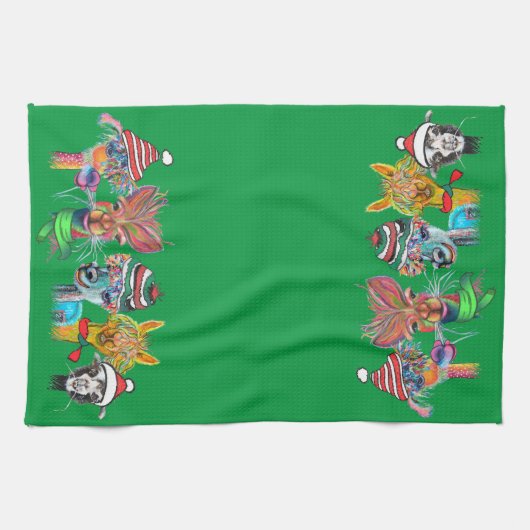 serviette de cuisine en alpaga (Horizontal)