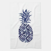 serviette de cuisine en ananas bleu (Vertical)