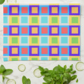 Serviette de cuisine en bloc couleur (Plié)