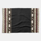 Serviette de cuisine en bois d'automne (Horizontal)