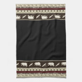 Serviette de cuisine en bois d'automne (Vertical)