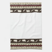 Serviette de cuisine en bois d'automne (Vertical)