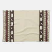 Serviette de cuisine en bois d'automne (Horizontal)
