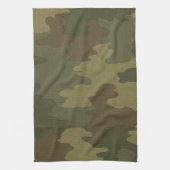 Serviette de cuisine en camouflage foncé (Vertical)