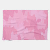 Serviette de cuisine en camouflage rose (Horizontal)