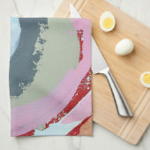 Serviette de cuisine en cerise (Quart Plié)