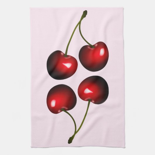 Serviette de cuisine en cerisier rouge - Choisir l (Vertical)