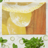Serviette de cuisine en citron (Plié)