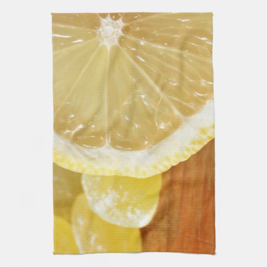 Serviette de cuisine en citron (Vertical)