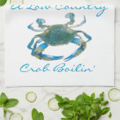 Serviette de cuisine en ébullition de crabe (Plié)