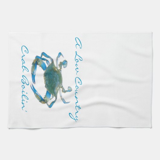 Serviette de cuisine en ébullition de crabe (Horizontal)