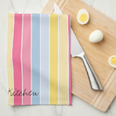 Serviette De Cuisine En Écart (Quart Plié)
