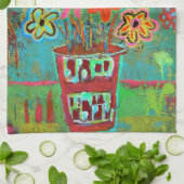 Serviette de cuisine en été Spray (Plié)