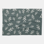 Serviette de cuisine en feuilles d'olive (Horizontal)