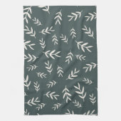 Serviette de cuisine en feuilles d'olive (Vertical)