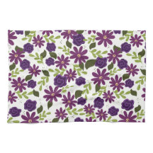 Serviette de cuisine en fleurs de prune