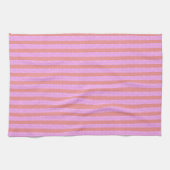 Serviette De Cuisine En Grille Rose (Horizontal)