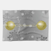 Serviette de cuisine en ornement de Noël (Horizontal)