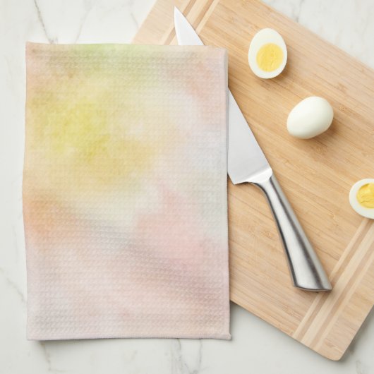 Serviette de cuisine en pastel de conception (Quart Plié)