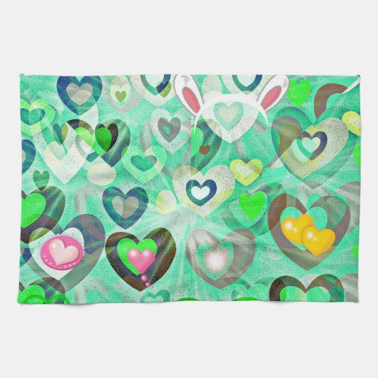 serviette de cuisine en pastel décorative de (Horizontal)