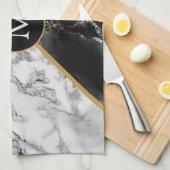 Serviette de cuisine en pierre de marbre Monogram (Quart Plié)