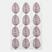 Serviette de cuisine en Pink Pinecones (Vertical)