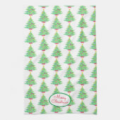 Serviette de cuisine en sapin de Noël (Vertical)