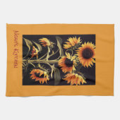 Serviette de cuisine en thé Sunflower (Horizontal)