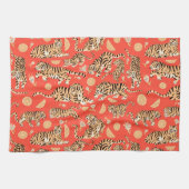 Serviette de cuisine en tigre (Horizontal)