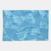 Serviette de cuisine en verre bleu (Horizontal)