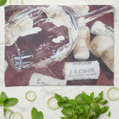 Serviette de cuisine en verre de liège de temps de (Plié)