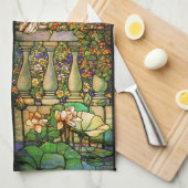 Serviette de cuisine en verre souillé (Quart Plié)