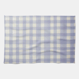 Serviette de cuisine en vichy bleu