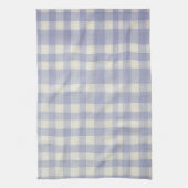 Serviette de cuisine en vichy bleu (Vertical)