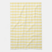 Serviette de cuisine en vichy jaune (Vertical)