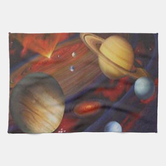 Serviette de cuisine espace (Horizontal)