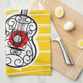 serviette de cuisine espagnole Souvenirs (Quart Plié)