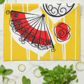 serviette de cuisine espagnole Souvenirs horizonta (Plié)