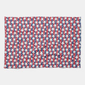 Serviette de cuisine étoiles et rayures (Horizontal)