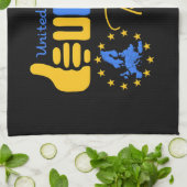 serviette de cuisine EUROPE ROCKS (Plié)
