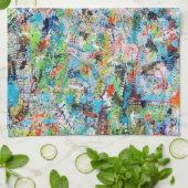 Serviette de cuisine éveillée (Plié)